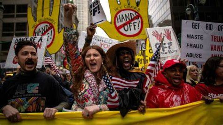 PHOTO: Protesters against the war in Gaza are arrested for blocking traffic at the entrance to the Holland Tunnel on Jan. 8, 2024 in New York. 