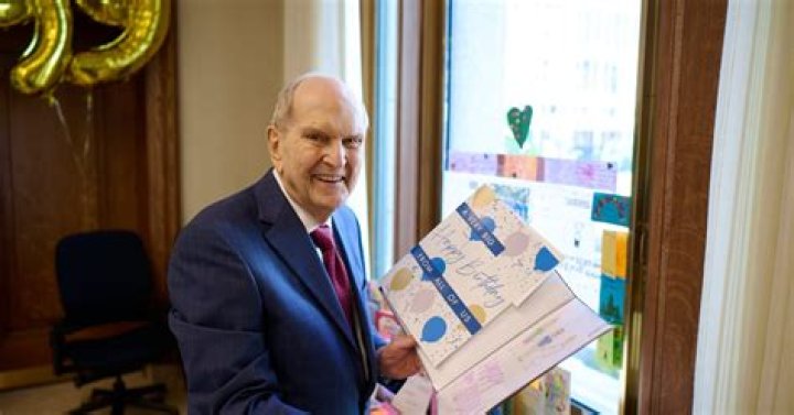 President Russell M. Nelson celebrates his 99th birthday